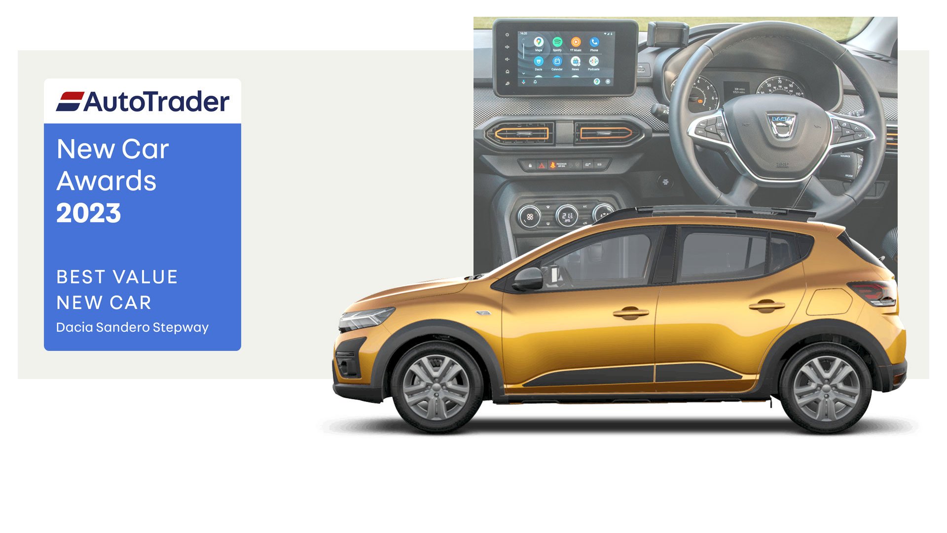 Best Value New Car 2023 Dacia Sandero Stepway AutoTrader